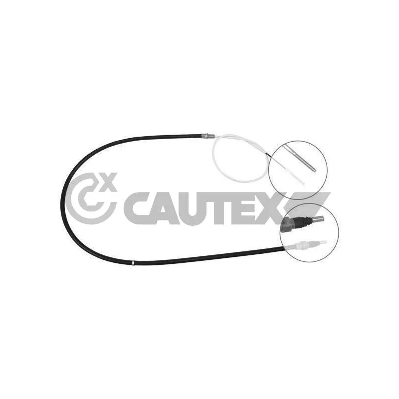 Tirette à câble, frein de stationnement CAUTEX 468031