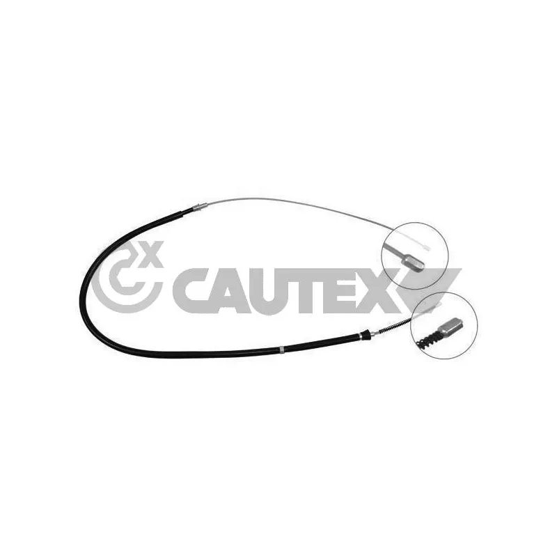 Tirette à câble, frein de stationnement CAUTEX 468037