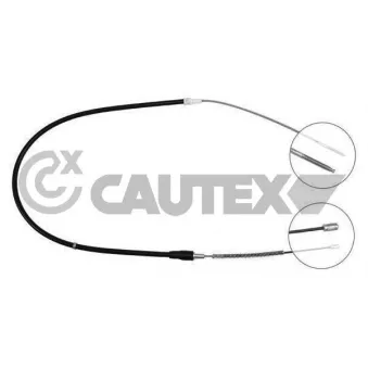 Tirette à câble, frein de stationnement CAUTEX 468048