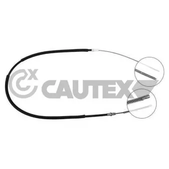 Tirette à câble, frein de stationnement CAUTEX 468058
