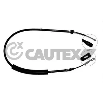 Tirette à câble, frein de stationnement CAUTEX 468071