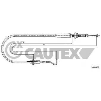 Câble d'accélération CAUTEX 468224