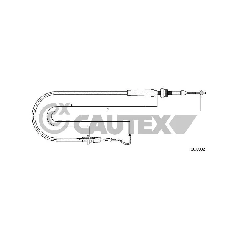 Câble d'accélération CAUTEX 468224