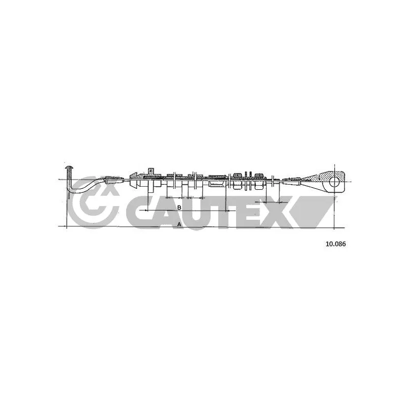Câble d'accélération CAUTEX 468225