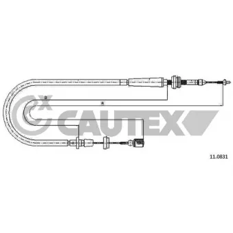 Câble d'accélération CAUTEX 468229