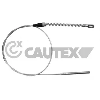 Tirette à câble, frein de stationnement CAUTEX 480029