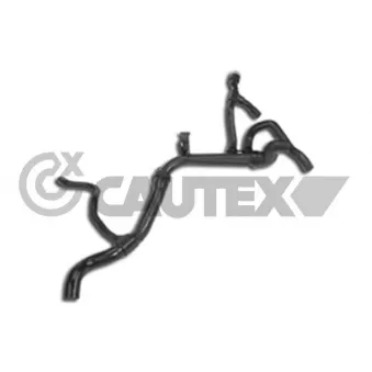 Durite de radiateur CAUTEX 481106