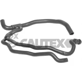 Durite de radiateur CAUTEX 481209