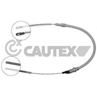 Tirette à câble, frein de stationnement CAUTEX 487860