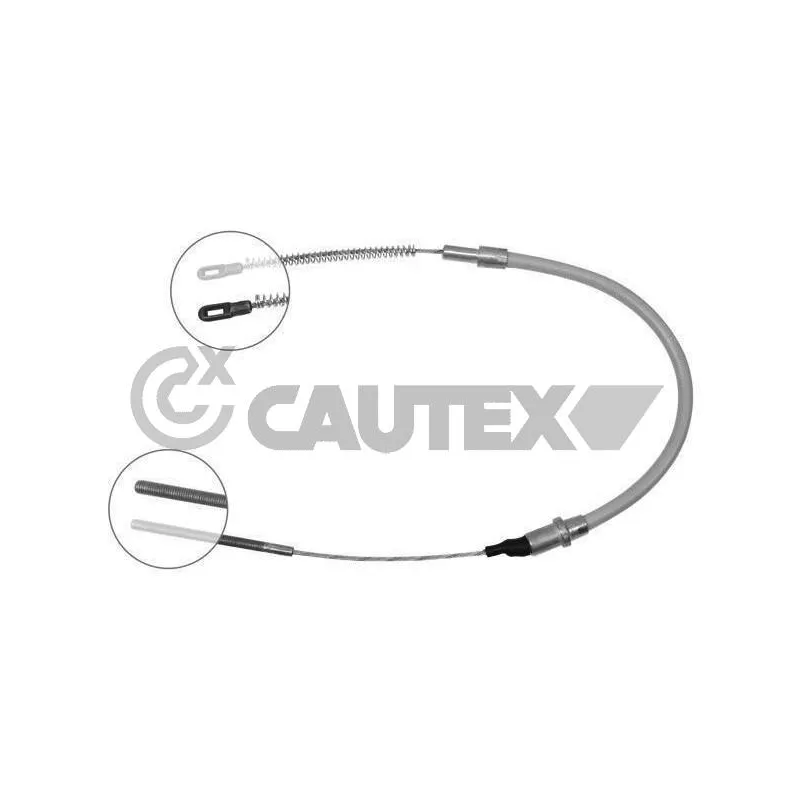 Tirette à câble, frein de stationnement CAUTEX 487860