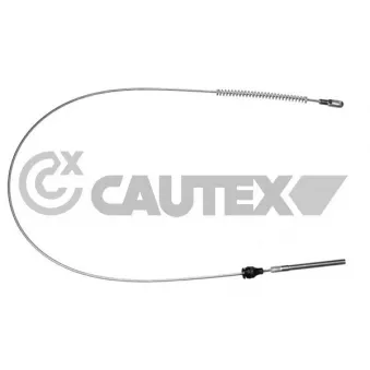 Tirette à câble, frein de stationnement CAUTEX 487862