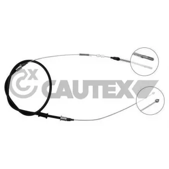 Tirette à câble, frein de stationnement CAUTEX 489006