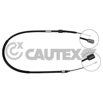 Tirette à câble, frein de stationnement CAUTEX 489015