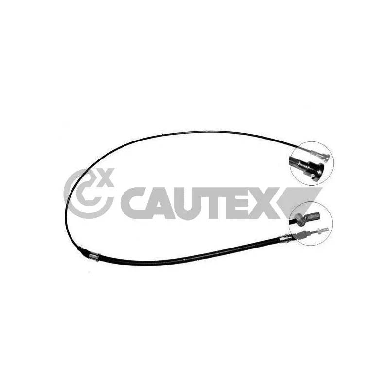 Tirette à câble, frein de stationnement CAUTEX 489016