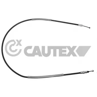 Tirette à câble, frein de stationnement CAUTEX 489032