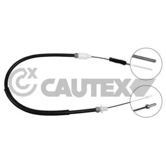 Tirette à câble, commande d'embrayage CAUTEX 489058