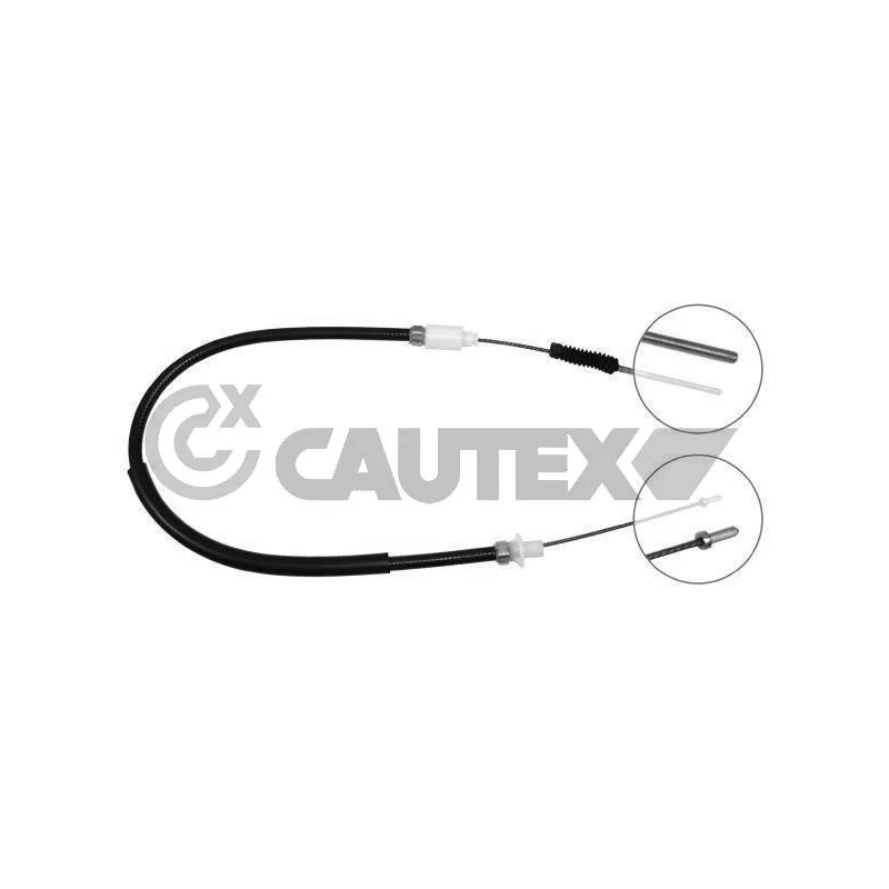 Tirette à câble, commande d'embrayage CAUTEX 489058