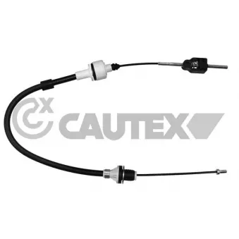 Tirette à câble, commande d'embrayage CAUTEX 489095