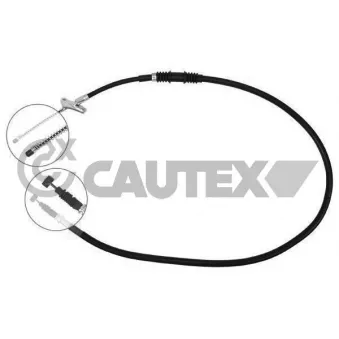 Tirette à câble, frein de stationnement CAUTEX 489104