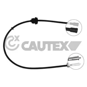 Câble flexible de commande de compteur CAUTEX 489118