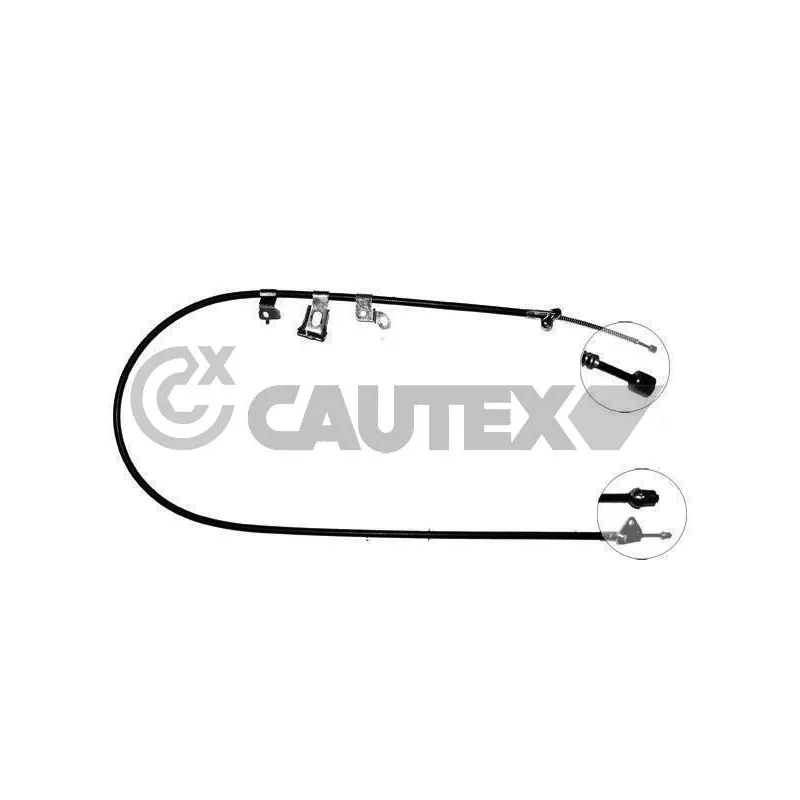 Tirette à câble, frein de stationnement CAUTEX 708015