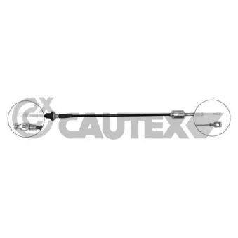 Tirette à câble, commande d'embrayage CAUTEX 708074