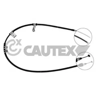Tirette à câble, frein de stationnement CAUTEX 708100