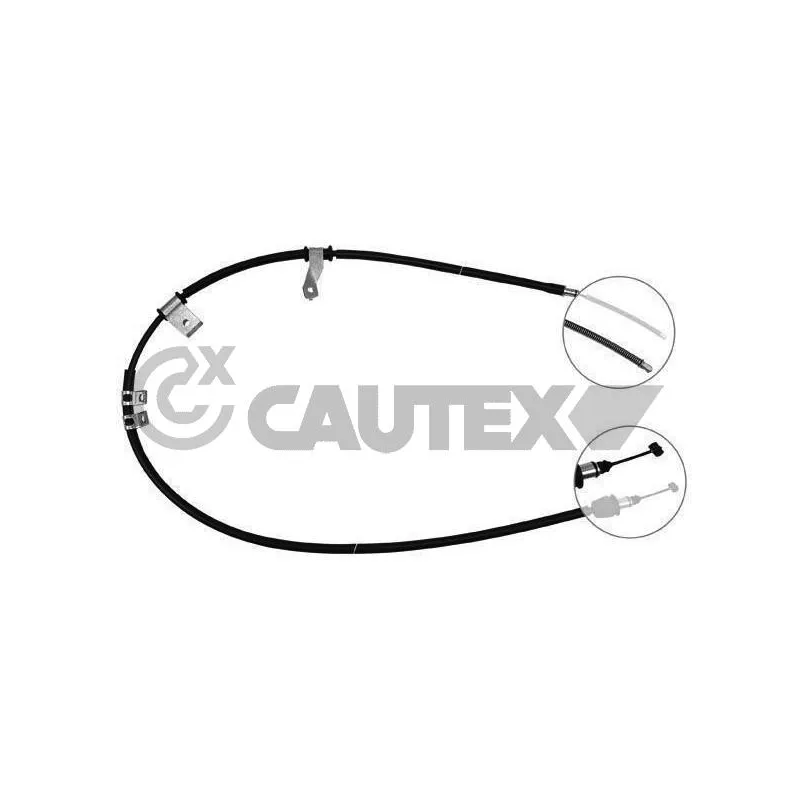 Tirette à câble, frein de stationnement CAUTEX 708100