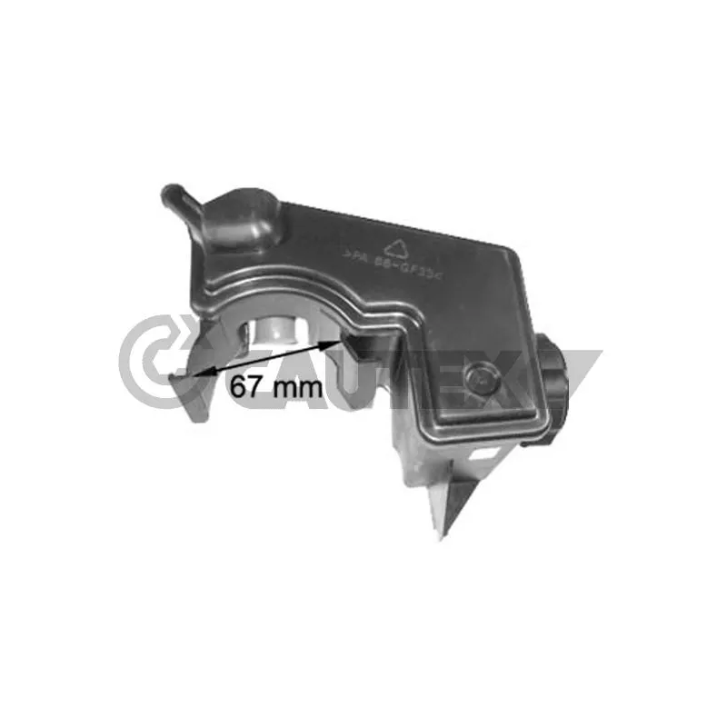 Réservoir de comp, huile hydraulique (direction assistée) CAUTEX 751136