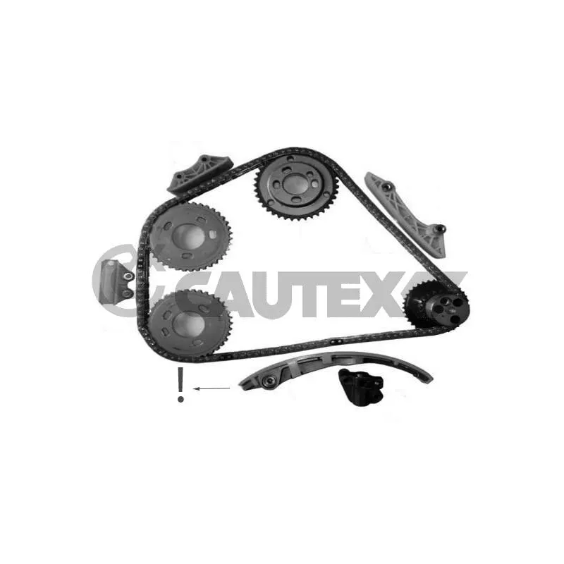Kit de distribution par chaîne CAUTEX 752074