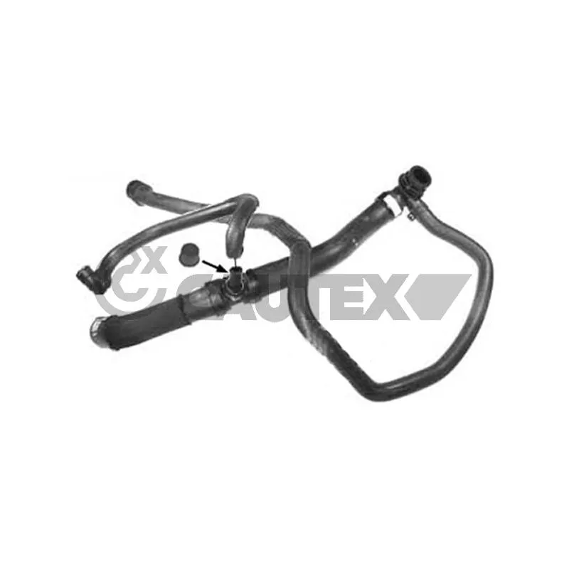 Durite de radiateur CAUTEX 753551
