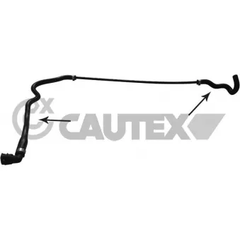 Durite de radiateur CAUTEX 753907
