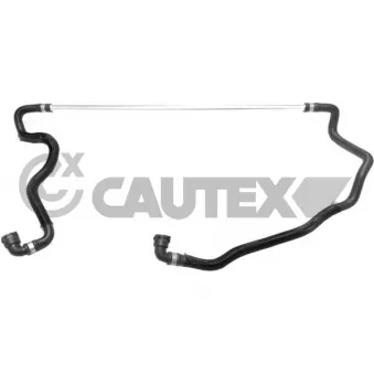 Durite de radiateur CAUTEX 754313