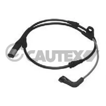 Contact d'avertissement, usure des plaquettes de frein CAUTEX 755091