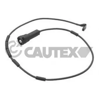 Contact d'avertissement, usure des plaquettes de frein CAUTEX 755099