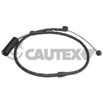 Contact d'avertissement, usure des plaquettes de frein CAUTEX 755112