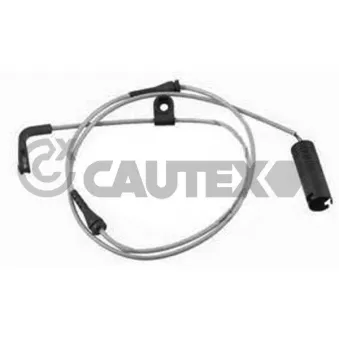 Contact d'avertissement, usure des plaquettes de frein CAUTEX 755114