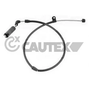 Contact d'avertissement, usure des plaquettes de frein CAUTEX 755115