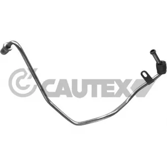 Conduite d'huile, compresseur CAUTEX 757068