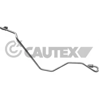 Conduite d'huile, compresseur CAUTEX 757085