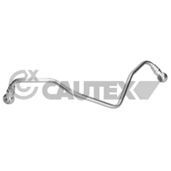 Conduite d'huile, compresseur CAUTEX 757099
