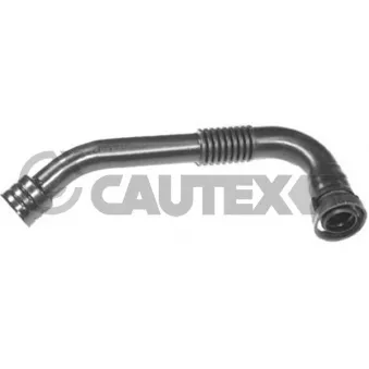 Tuyauterie, vanne EGR CAUTEX 757257