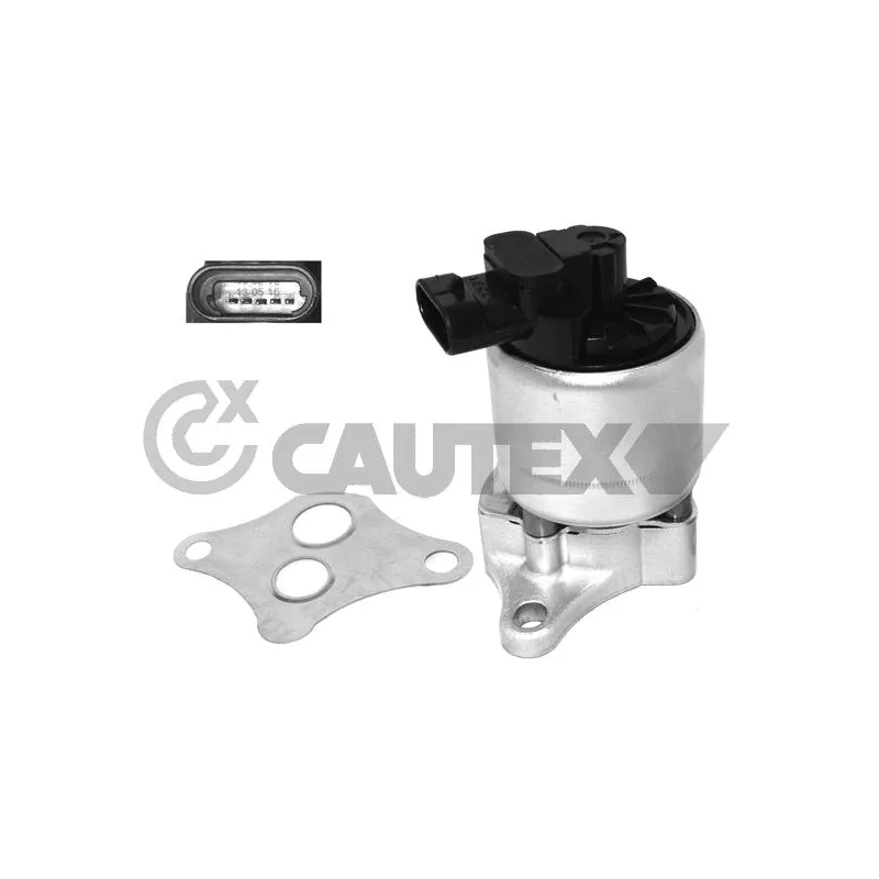 Vanne EGR, commande des gaz d'échappement CAUTEX 757568