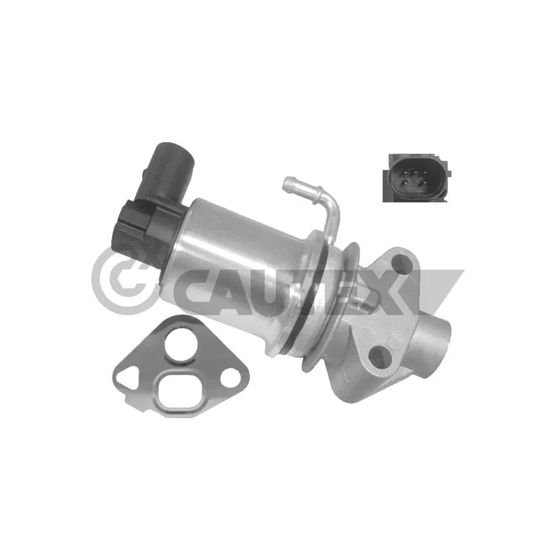 Vanne EGR, commande des gaz d'échappement CAUTEX 757574