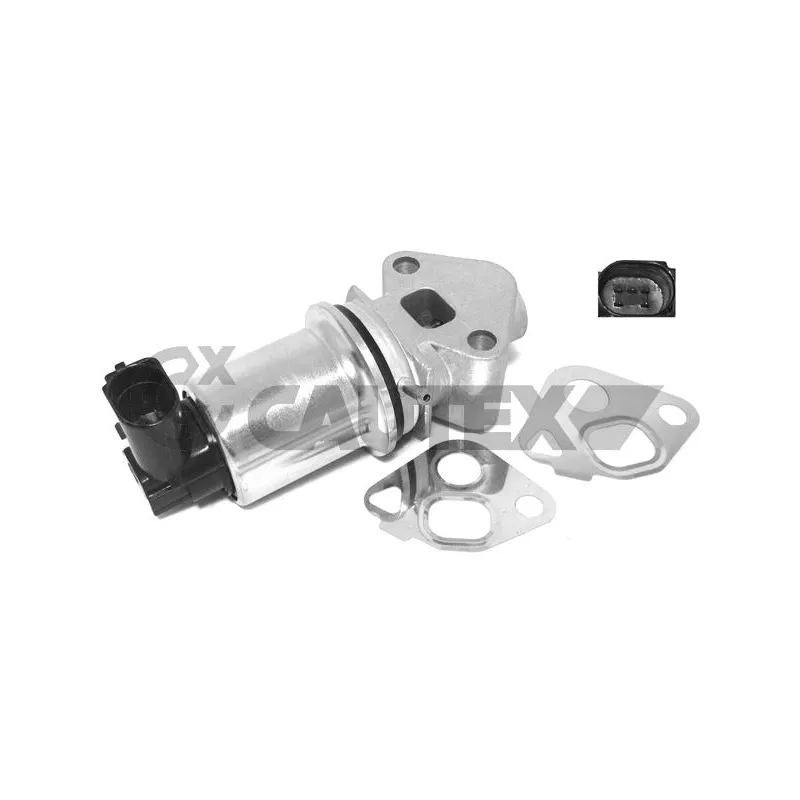 Vanne EGR, commande des gaz d'échappement CAUTEX 757576