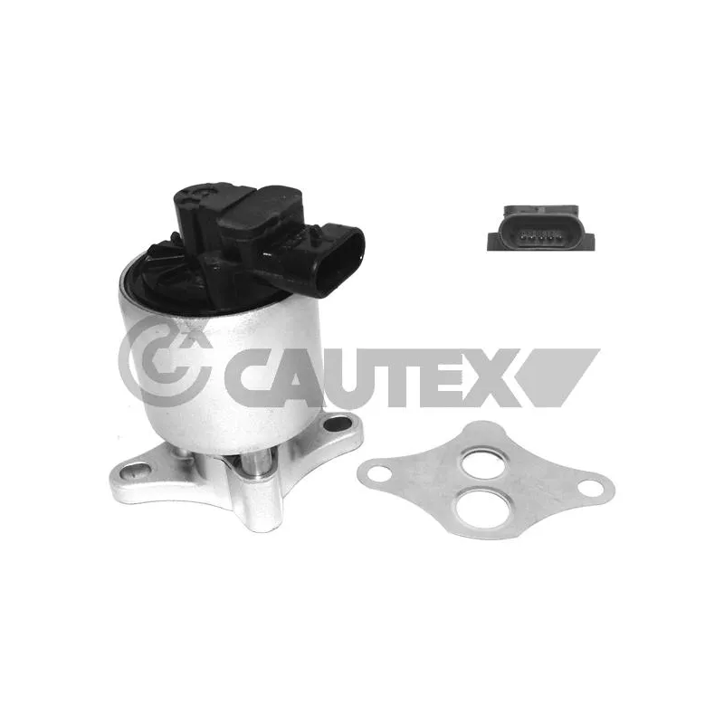 Vanne EGR, commande des gaz d'échappement CAUTEX 757582