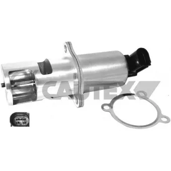 Vanne EGR, commande des gaz d'échappement CAUTEX 757584