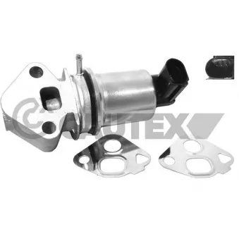 Vanne EGR, commande des gaz d'échappement CAUTEX 757586