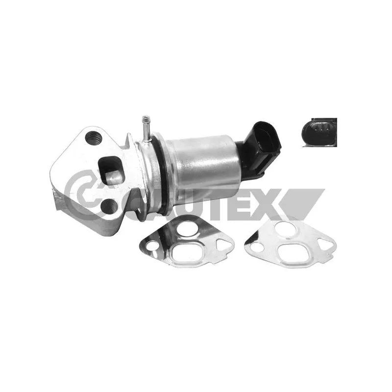 Vanne EGR, commande des gaz d'échappement CAUTEX 757586