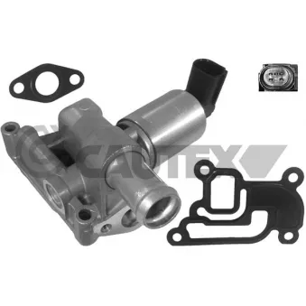 Vanne EGR, commande des gaz d'échappement CAUTEX 757588